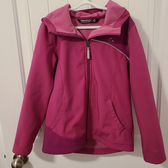 🌟5/$25 Paradox Fleece Lined Jacket Size 10-12 (Large) - Picture 1 of 6